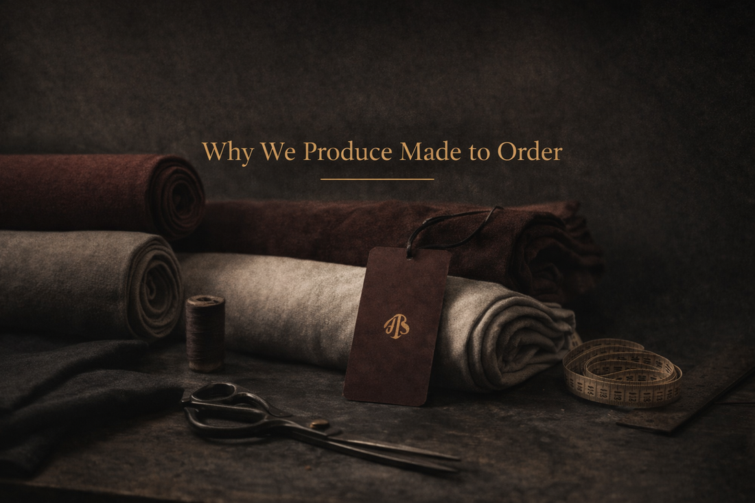 Why We Produce Made to Order